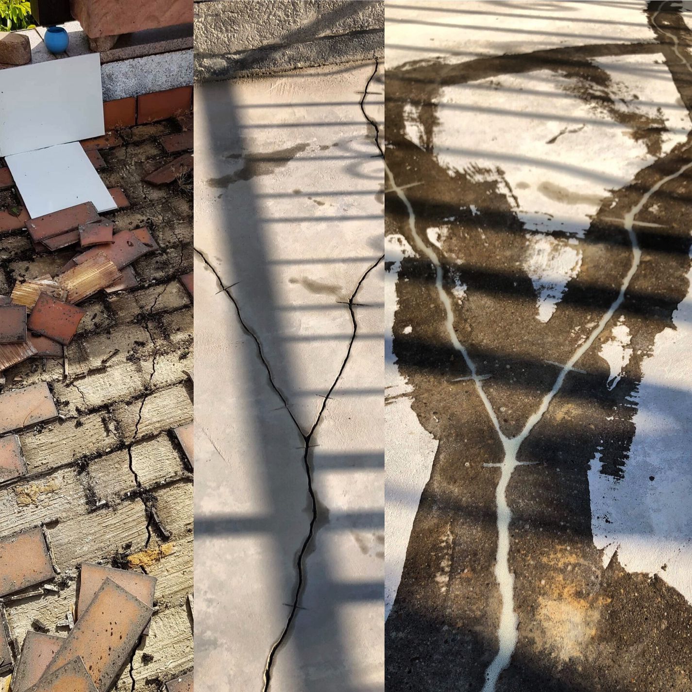 Risse im Estrich verschließen